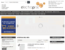 Tablet Screenshot of electroprix.com